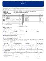 Đề thi thử đánh giá năng lực năm 2020 có đáp án - Đại học Quốc gia TP.HCM (Đề số 5)