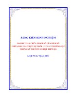 SKKN ba bài toán chứa tham số của hàm số chứa dấu giá trị tuyệt đối   thường gặp trong kỳ thi tốt nghiệp THPT QG 