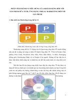 Phân tích hành vi tiêu dùng của khách hàng đối với sản phẩm sữa tươi, ứng dụng virual marketing đối với sản phẩm 