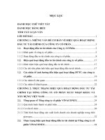 Luận văn thạc sỹ - Giải pháp nâng cao hiệu quả hoạt động tài chính của Tổng công ty cổ phần Xuất nhập khẩu và xây dựng Việt Nam (Vinaconex)