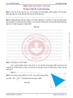 TOÁN 5: BÀI TẬP TUẦN 34