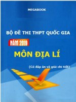 Bộ đề thi THPT quốc gia năm 2019 môn địa lí (có đáp án và giải chi tiết) 