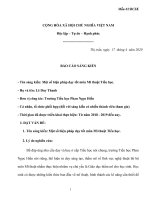 sáng kiến một số biện pháp dạy tốt môn mĩ thuật tiểu học 