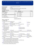 Đề thi thử đánh giá năng lực năm 2020 có đáp án - Đại học Quốc gia TP.HCM (Đề số 3)