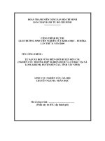 Tệ nạn xã hội vùng biên giới huyện bến cầu (nghiên cứu trường hợp nghiện rượu và cờ bạc tại xã long khánh, huyện bến cầu, tỉnh tây ninh)    công trình dự thi giải thưởng sinh viên nghiên cứu khoa học e 