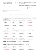 DeDA Anh thi thu DH NBKHa Tinh