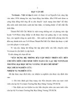 Tóm tắt Luận văn Thạc sĩ Giáo dục học: Xây dựng hệ thống bài tập phát triển sức bền chuyên môn cho sinh viên nam câu lạc bộ Vovinam trường Đại học Hùng Vương Tp. HCM