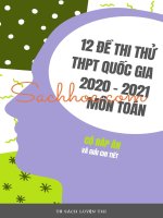 12 đề thi thử THPT quốc gia 2021 môn toán (có đáp án) 
