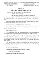 KE HOACH TUYEN SINH LOP 1 NAM HOC 2012 2013