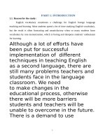 USING MIND MAP AND BRAINSTORM TECHNIQUES IN TEACHING ENGLISH VOCABULARY FOR STUDENTS GRADE 11TH 