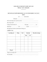 Tải Đơn đăng ký kiểm dịch động vật, sản phẩm động vật xuất khẩu - HoaTieu.vn