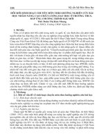 Đổi mới sinh hoạt chuyên môn theo hướng nghiên cứu bài học nhằm nâng cao chất lượng dạy học ở trường THCS, đáp ứng chương trình SGK mới
