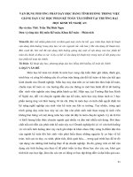 Vận dụng phương pháp dạy học bằng tình huống trong việc giảng dạy các học phần Kế toán tài chính tại trường Đại học Kinh tế Nghệ An