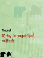 Bài giảng Đầu tư tài chính: Chương 8 - PGS.TS Trần Thị Thái Hà