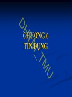 Bài giảng Nhập môn tài chính tiền tệ: Chương 6 - ĐH Thương Mại