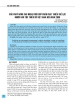 Giải pháp nâng cao nhận thức góp phần phát triển thể lực người dân tộc thiểu số Việt Nam đến năm 2030