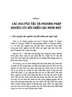 Ebook Ngôn ngữ học đối chiếu - Phần 2