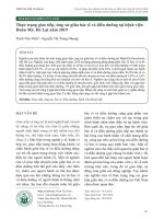 Thực trạng giao tiếp, ứng xử giữa bác sĩ và điều dưỡng tại bệnh viện Hoàn Mỹ, Đà Lạt năm 2019