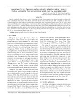 Nghiên cứu tuyển chọn giống và một số biện pháp kỹ thuật trồng măng tây ứng dụng công nghệ cao tại Nam Trung Bộ