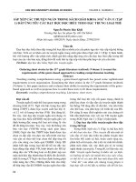 Sắp xếp các truyện ngắn trong sách giáo khoa Ngữ văn 11 (tập 1) đáp ứng yêu cầu dạy học đọc hiểu theo đặc trưng loại thể