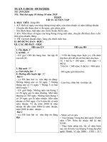 Giáo án lớp 4 tuần 5 năm học 2020 - 2021