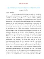 Sáng kiến kinh nghiệm THCS: Một số phương pháp giáo dục học sinh cá biệt ở cấp THCS