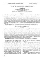 Lý thuyết tiếp nhận của Wolfgang Iser