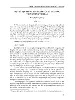 Một số đặc trưng ngữ nghĩa của từ thân tộc trong tiếng Thái Lan