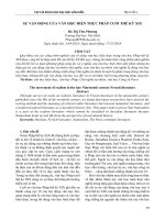 Sự vận động của văn học hiện thực Pháp cuối thế kỷ XIX