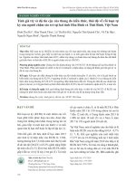 Tính giá trị và độ tin cậy của thang đo kiến thức, thái độ về rối loạn tự kỷ của người chăm sóc trẻ tại hai tỉnh Hòa Bình và Thái Bình, Việt Nam