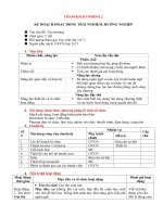 Modun 2   KẾ HOẠCH HOẠT ĐỘNG TRẢI NGHIỆM