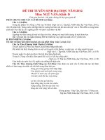 DE DAP AN VAN KHOI D