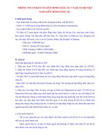 THONG TIN CO BAN VE LIEN MINH CHAU AU VA QUAN HE VIETNAM