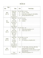 Giao an lop 1 tuan 15