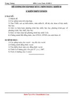 De cuong on tap HK1 THPT Trung Vuong