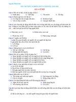 Bài tập trắc nghiệm Giáo dục công dân 6 – Bài 4: Lễ độ