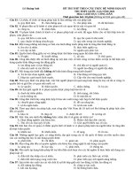 Tổng hợp 10 đề thi thử THPT Quốc gia môn Giáo dục công dân năm 2021