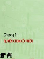 Bài giảng Đầu tư tài chính: Chương 12 - PGS.TS Trần Thị Thái Hà