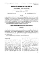 Hướng tiếp cận hồi quy mới cho dự báo tốc độ gió