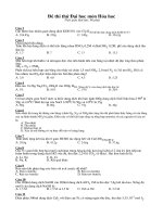 De thi thu DHMon Hoa De 8