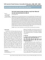 Xây dựng thang đo đánh giá năng lực ngữ pháp tiếng Việt cho học sinh người dân tộc thiểu số