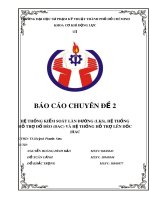 Tiểu luận Cơ khí động lực: Hệ thống kiểm soát làn đường (LKS), hệ thống hỗ trợ đổ đèo (DAC) và hệ thống hỗ trợ lên dốc (HAC)