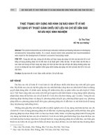 Thực trạng xây dựng mô hình dự báo kinh tế vĩ mô sử dụng kỹ thuật giảm chiều dữ liệu và chỉ số dẫn báo và bài học kinh nghiệm