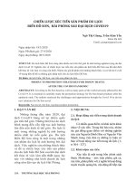 Chiến lược xúc tiến sản phẩm du lịch biển Đồ Sơn, Hải Phòng sau đại dịch Covid 19