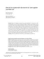 Kinh tế số và phát triển nền kinh tế số - Kinh nghiệm của Phần Lan