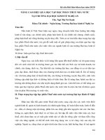 Nâng cao hiệu quả học tập học phần Thuế nhà nước tại trường Đại học Kinh tế Nghệ An