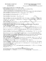 De thi tuyen sinh Dai hoc mon Toan khoi B nam 2012