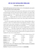 Đề thi thử thpt quốc gia 2021 môn Anh trường THPT Chuyên Hùng Vương lần 2