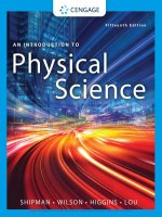 Preview An Introduction to Physical Science, 15th Edition by James Shipman, Jerry D. Wilson, Charles A. Higgins, Bo Lou (2020)