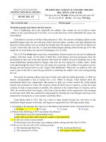 đề và đáp án kiểm tra cuối kì ii các môn khối 12 năm học 20202021 trường thpt đoàn thượng